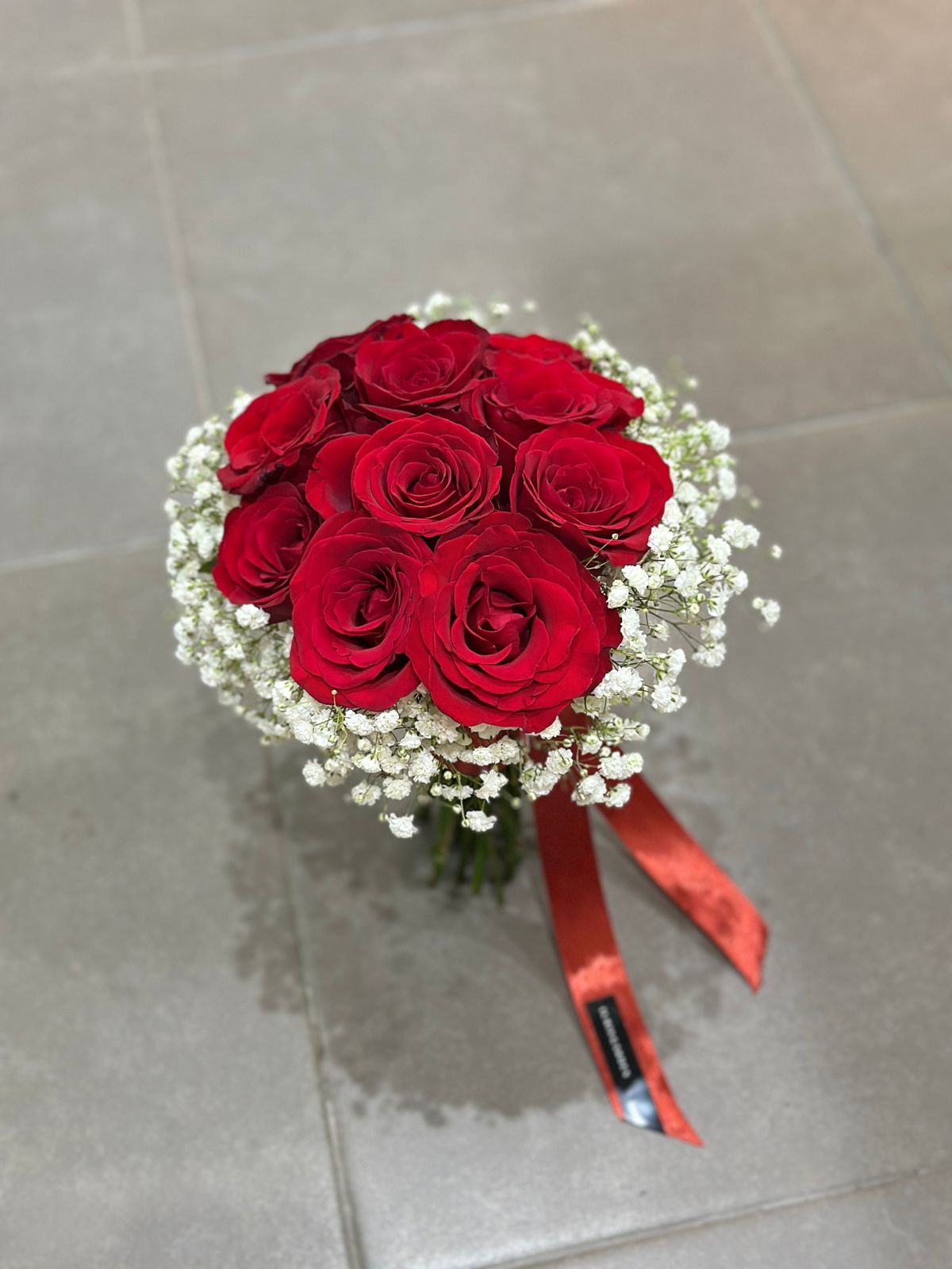 Round Rose Wedding Bouquet