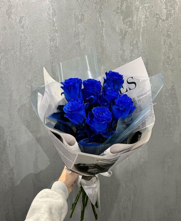 Blue Rose Bouquet